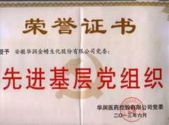 華潤醫藥先進基層黨組織