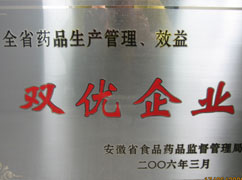 生產管理、效益雙優企業